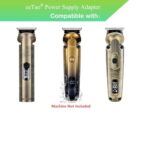 eeTao USBC AC/DC Adapter Charger Compatible with Hatteker 565808 RFC-6168 HT-609 RFC6168 HT609 Beard Trimmer Mustache Trimmer AAA Battery Power Supply Cord Cable