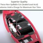 Beiter DC Power 24 Volt Battery Pack (5 Ah Version 16+) – for The Razor E100, E100 Glow, E125 Set of 12V Batteries, Electric Power Dirt Scooter e-Bike, Scooters, Rechargeable SLA AGM (Versions 1-7)