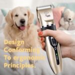 Dog Clippers for Grooming, Low Noise, Electric Quiet, Adjustable Clipper Comb for Dog Grooming Kit, Pet Hair Thick Coats Clippers Trimmers Set