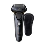 Panasonic ARC5 Luxury 5-Blade Mens Electric Shaver (ES-LV67-K) Bundle Including: Panasonic ER389K Rechargeable Beard and Mustache Trimmer, Fiber Cloth, Case for Shaver, Cleaning Solution, and More