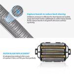 Superior A-RC6 6-Blade Shaver, WES9600P Electric Razor Replacement Outer Foil for Panasonic ES-LS9A-K and ES-LS8A-K