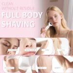 Beanify Electric Shaver for Men & Women, 2025 Wet Dry Cordless Razor with LED Display, Rechargeable Hair Remover with 4 Grooming Heads for Face, Body, Bikini, Nose, Legs and Eyebrows