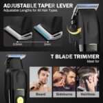 Ufree Hair Clippers for Men Professional, Cordless Barber Clippers and Trimmers Set, Hair Cutting Kit with Storage Stand, Electric Shaver, Gifts for Men