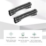 Compatible with Panasonic arc 5 Replacement Blades,Outer Foil and Inner Blade Set WES9032P,ES-LV65 Replacement Blades and Foil Fit for Panasonic ARC5 Electric Razor for Men.