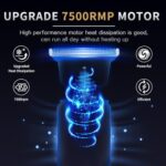 Ufree Professional Beard Trimmer for Men, Zero Gapped T-Blade Hair Clipper & Mustache Trimmer Kit with LCD Display, Precision Edgers for Haircut & Grooming, Barber-Grade Electric Shaver, Gifts for Men