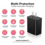 USB Wall Charger 5V 2A 10W Charger Power Adapter, Fast Charging USB Block Plug Block Cube for Electric Hair Clippers, Beard Trimmers, Shavers, Beauty Instruments, Desk Lamps, Purifiers & More