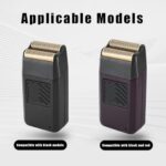 Replacement Heads for Men, 5 Star Series Finale Razor Replacement Foil and Bar Assembly Compatible with wahl Foil 7031-100,7043-100 Shave Replacement Head, 4 Packs (Black)