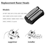 21B Series 3 Replacement Foil and Cutter Compatible with Braun Series 3 Replacement Head & for Braun S3 Wet and Dry Replacement Head,for Series 3 Electric Razor 5409 3010s 3040s 340s-4 300s 310s