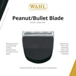 Wahl Professional Standard Snap-On Bullet/Bullet Unplugged Blade, Easy Maintenance, Fits Black Peanut and Sterling Bullet