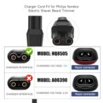 15V Charger Adapter for Philips Norelco Shaver Electric Razor Trimmer
